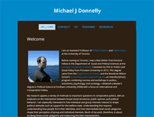 Tablet Screenshot of michaeljdonnelly.net